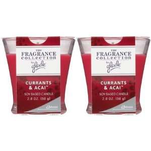 Glade The Fragrance Collection Mini Candle, Currants & Acai, 2 oz 2 ct 
