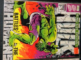 Vintage~The~Incredible~Hulk~King~Size~Special~Comic~Book~1~2~Lot 