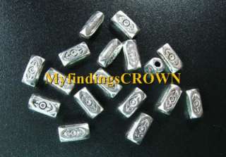 200 pcs Tibetan Silver cubic spacer beads FC727  