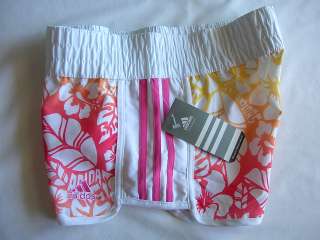 Adidas Womens Alexi 2 Beach Board Shorts L Pink/Orange 716106573866 
