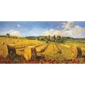 Andrea Del Missier 39.375W by 19.625H  Campagna Toscana CANVAS 