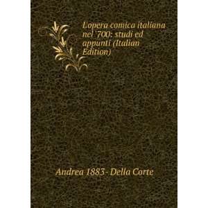   appunti (Italian Edition) Andrea 1883  Della Corte  Books