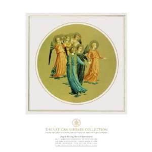   Playing Musical Instruments by Fra Angelico 18x24