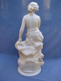 Great antique 19th C marble statue, sig. Testi # as/760  