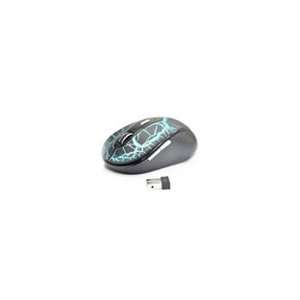 4GHz Wireless Optical Mouse 1600 DPI Switchable (Blue Lightning) for 