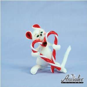  Annalee 2009 Candycane Heart Mouse