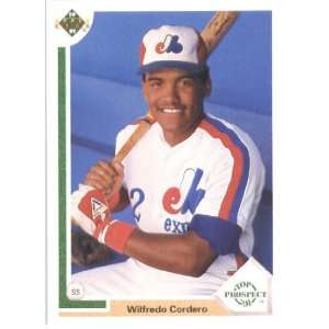  1991 Upper Deck #60 Wil Cordero RC   Montreal Expos (RC 
