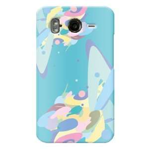  Second Skin HTC Desire HD Print Cover (ivy/rainbow spray 