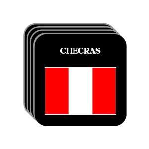  Peru   CHECRAS Set of 4 Mini Mousepad Coasters 