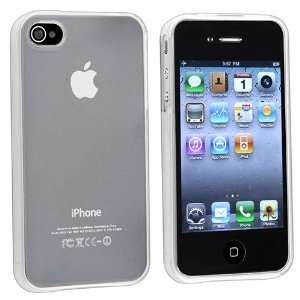  Ultra Thin SOFT WHITE Case+Film for iPhone® 4 4S 4G 4GS G 