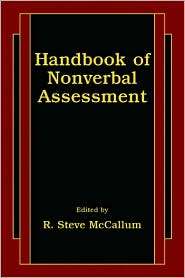 Handbook of Nonverbal Assessment, (0306477157), James Steve Harvey 