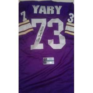  Ron Yary Signed Minnesota Vikings Jersey 