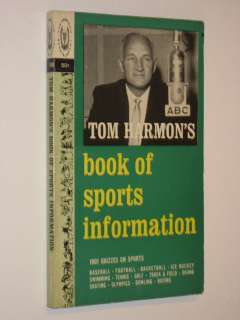 TOM HARMONS BOOK OF SPORTS QZIZZES Pratt&Co #108  