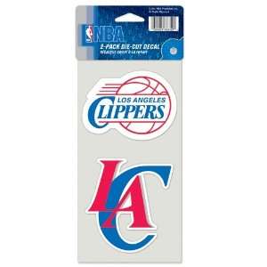  Los Angeles Clippers Set of 2 Die Cut Decals Sports 