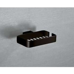  Gedy 5412 M4 Wall Mounted Square Matte Black Wire Soap Holder 5412 