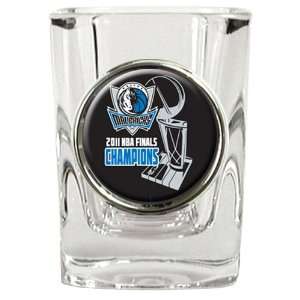 Dallas Mavericks 2011 NBA Champions Shot Glass  Kitchen 