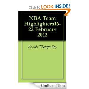 NBA Team Highlighters16 22 February 2012 Psychic Thought Spy  