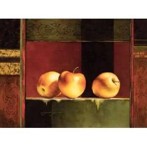  Yachiyo 30W by 22H  Apples, Deco II CANVAS Edge #6 1 