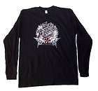 ZAC BROWN BAND STAR LOGO IMG BLK L/S SHIRT SMALL S NEW SOFT