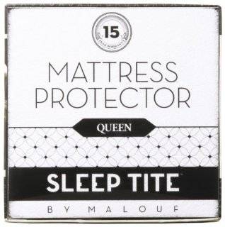 Queen Size SLEEP TITE by Malouf Mattress Protector   100% Waterproof 