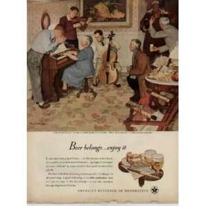 Family Musicale, by Mead Schaeffer, Number 2 in the series, Home 