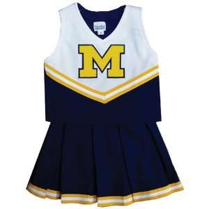   Michigan Wolverines NCAA Cheerdreamer Two Piece Uniform (Blue) Sports