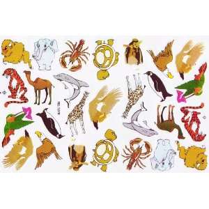  Aquatic Wild Animal Clip Art Decal Scrapbook Sticker