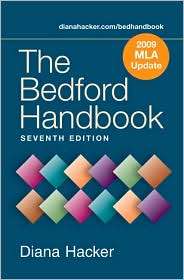 Bedford Handbook 7e with 2009 MLA Update, (0312595050), Diana Hacker 