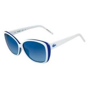  Lacoste 612s White Blue Sunglasses 