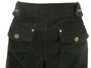 YUKA JEANS Black Corduroy Pants Jeans Sz 6  