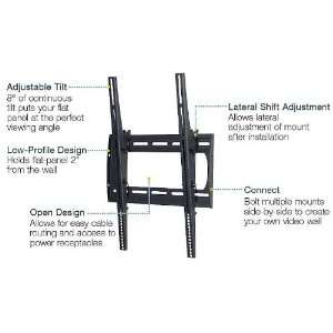   Tilting Portrait Wall Mount for 42 63 inch Screens Electronics
