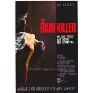  The Rain Killer Movie Poster (27 x 40 Inches   69cm x 