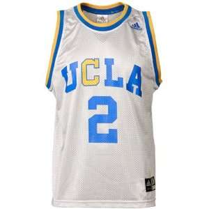  adidas UCLA Bruins #2 White Replica Basketball Jersey 