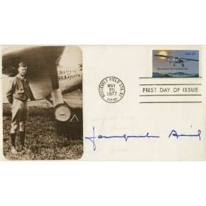  Jacqueline Auriol Famous Early French Aviatrix Autographed 