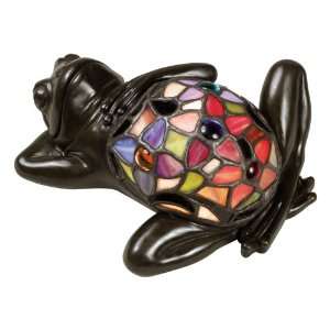    Quoizel Tiffany 1 Light Lounging Frog Accent Lamp