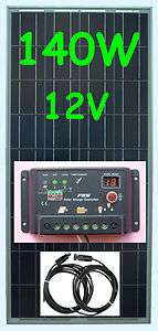   Panel panneau solaire + 20A charge controller + 15ft MC4 cable  