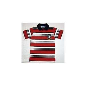  City Ink 4 7 Boys Red Multi Stripe Polo T Shirt Baby