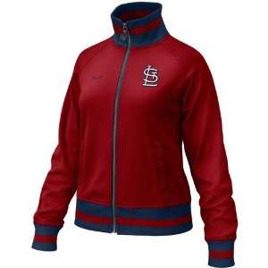    Nike St Louis Cardinals Ladies Red Track Jacket
