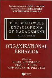 Blackwell Encyclopedia of Management Organizational, Vol. 11 