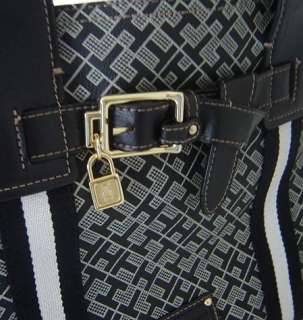 Nwt $75 Authentic Tommy Hilfiger Womens Purse Bag Shopper Black  
