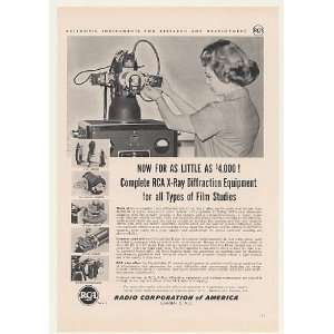  1959 RCA Crystalloflex II X Ray Diffraction Equipment 