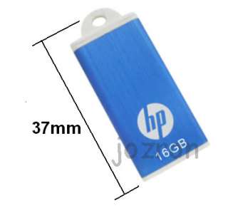 HP v135w 16GB 16G USB Flash Pen Drive Memory Stick Blue  