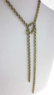 NEW NUGAARD DESIGNS Brass Small Knotted Chain Necklace  