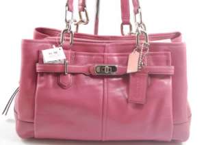 NWTCoach Chelsea Leather Jaydden Carryall 17811 Ginger Beet  