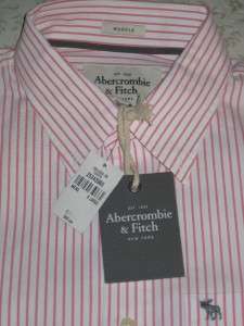 New Mens Abercrombie & Fitch Classic Button Down Shirt Shirts XL 