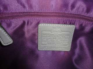 NWT 18624 COACH MADISON Stitched GREY Shimmer LEATHER Sophia SATCHEL 