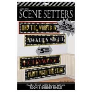 Hollywood Signs Decorations Case Pack 3
