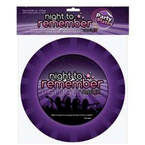  Night to remember 9 paper plates pack of 8 by sassigirl 