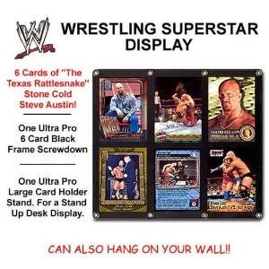  Wwe Stone Cold 6 Trading Card Collectors Display Set 