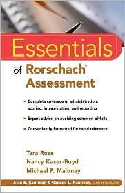 Essentials of Rorschach Assessment, (0471331465), Tara Rose, Textbooks 
